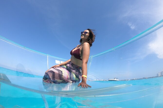 1-hour Clear Boat Tour in Nichupte Lagoon from Cancun - Timing, meeting point, and cancellation advice