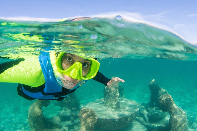 2-Hour Snorkeling Paradise Reef in Cancún Underwater Museum - Instruction for First-Time Snorkelers