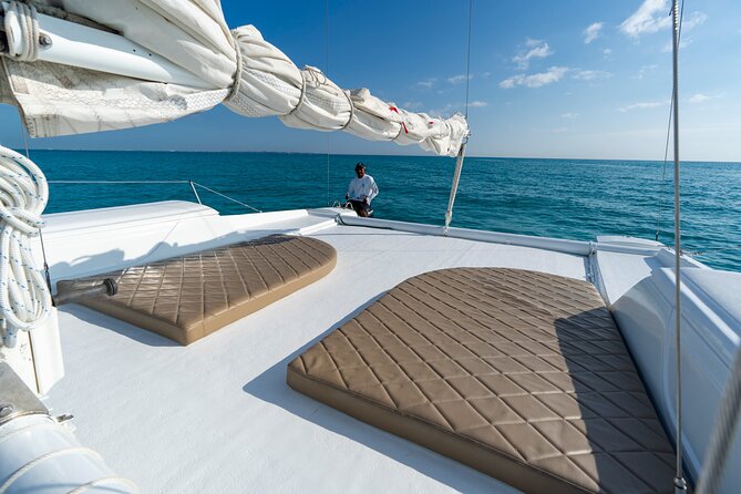 2 in 1 Catamaran to Isla Mujeres Tour from Cancun with Open Bar - Weather and Sea Conditions Matter