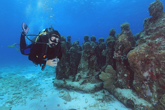 2 Tanks Dives Cancun Underwater Museum for Certified Divers - Two different underwater worlds in one morning
