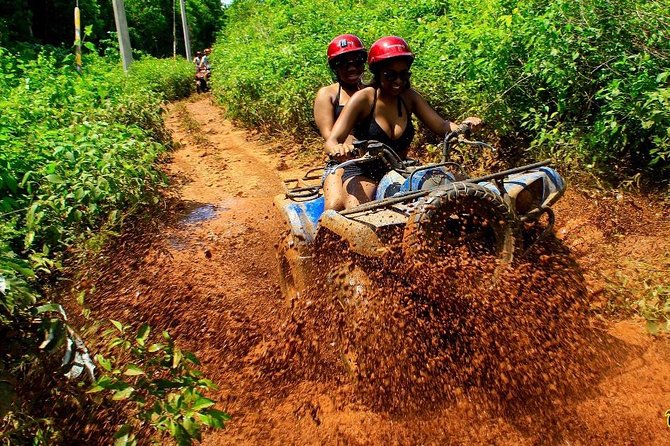 3 adrenaline activities Atvs Zipline and a swim experience in a cenote - Swimming in a real Maya cenote