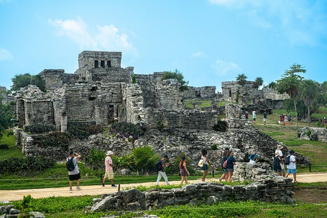 4x1: Coba, Cenote, Tulum and Playa del Carmen Tour from Cancun - Cobá: jungle paths and Nohoch Mul