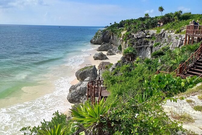 4X1 Tour to Tulum, Coba, Cenote and Playa Del Carmen - A cool hour at Cenote Kuxtal