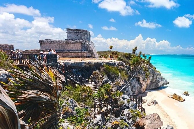 5x1 Tour: Tulum Coba Cenote Mayan Village and Playa del Carmen - Pickup, buses, and the very long day