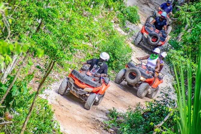 Action-packed Cancun ATV tour, Ziplines, Cenote, Lunch and More - Ziplines, platforms, and suspension bridges