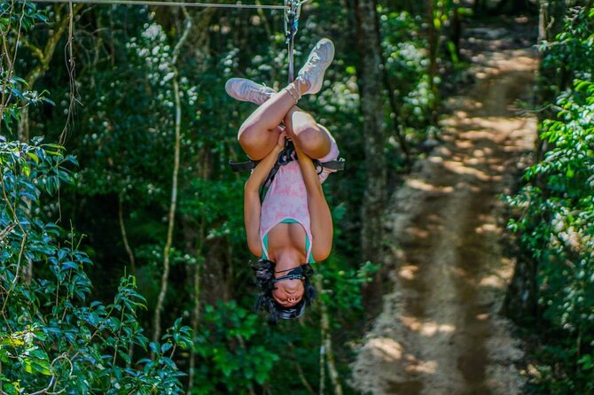 Adrenaline experience from Cancun Atvs Ziplines and a Mayan Cenote - ATV riding with a shared vehicle
