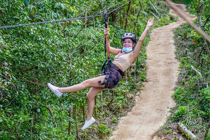 Adrenaline experience from Cancun Atvs Ziplines and a Mayan Cenote - Who will get the most from this outing