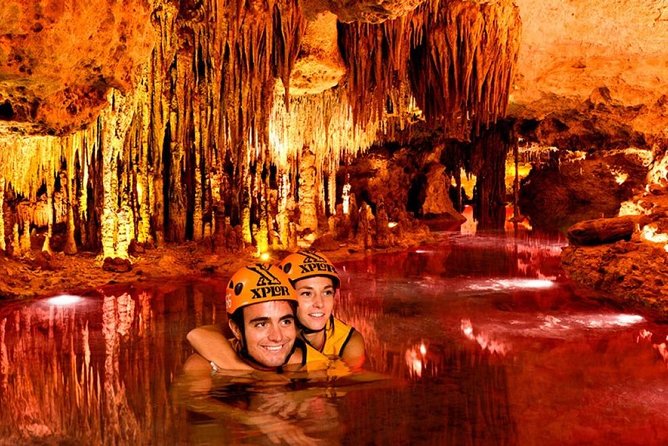 Adrenaline Tour Xplor Fuego from Cancún & Playa del Carmen - Hand-paddled rafting in a 530 to 570-meter cave route
