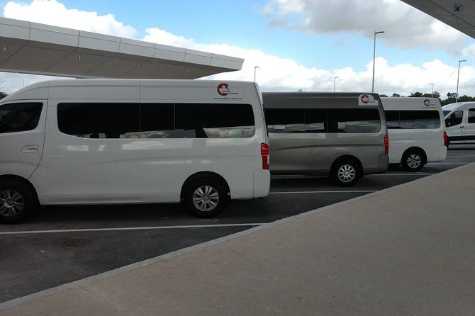 Airport Transfers to Puerto Juarez - Private van (ROUND TRIP) FLAT RATE - The return ride and the 2.5-hour airport cushion