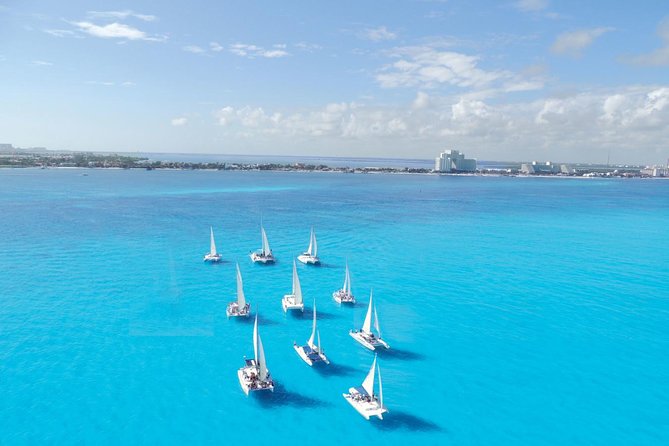 All Inclusive Caribbean adventure, reef snorkeling, Food & Drinks - A full day from Marina Cun Maran to Isla Mujeres
