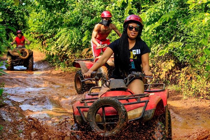 Amazing Adventure Experience in Riviera Maya: ATV'S, ZIPLINING AND MAYAN CENOTE - La Ruta de los Cenotes and the first rush of the day