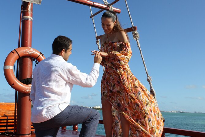 Amazing Romantic Dinner on a Spanish Galeon with Saxophone Music - The Marina, Pickup, and Timing