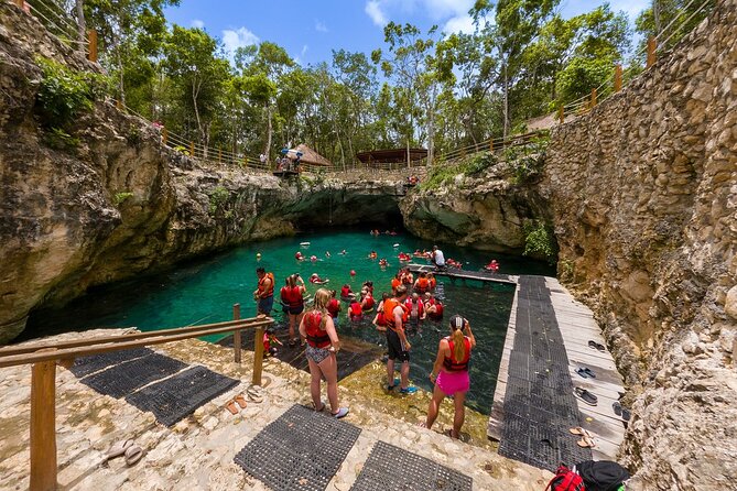 Amazing Tour 4x1 to Coba, Tulum, Cenote & Playa del Carmen. Lunch included - A sacred cenote and one hour in the water