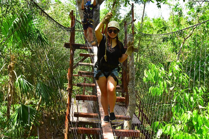 ATV adventure with cenote, ziplines, snack and transport from Cancun or Riviera - What the $48.75 price really covers