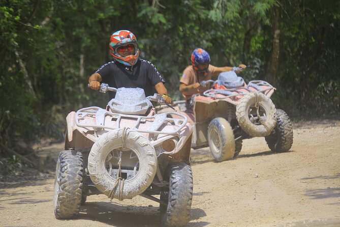 ATV adventure, Ziplines, Cenote Swim, Snack & Transport Included. - One jungle outing, three very different thrills