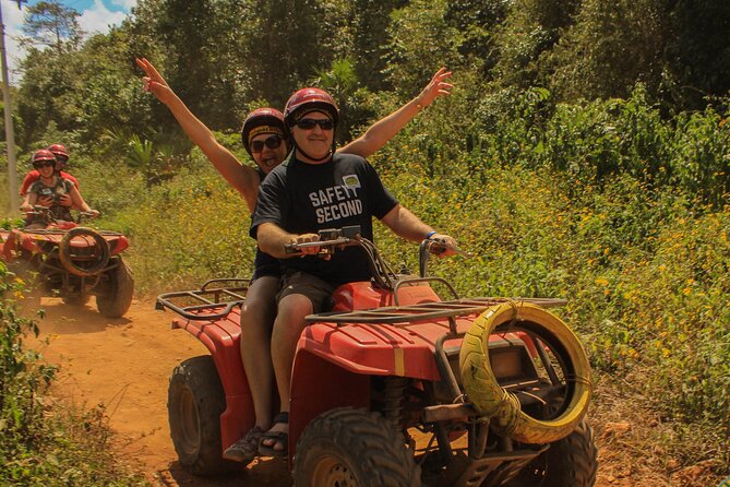 ATV Experience from Cancun adrenaline day! - Swimming in a natural freshwater cenote