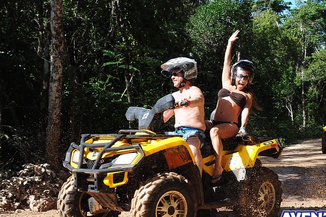 ATV Extreme and Snorkel Combo Tour from Cancun - Jungle trails and ziplines above the trees
