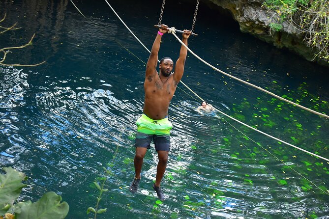 Atv's, Ziplines and Cenote Swim From Cancun and Riviera Maya - Swimming in the cenote