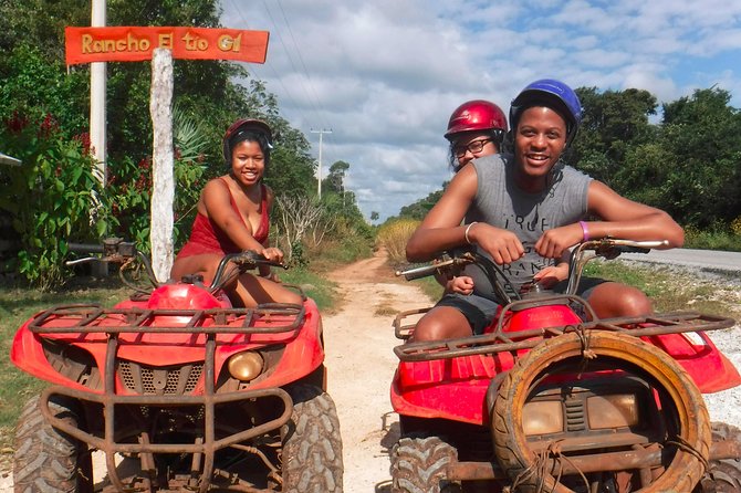 ATV shared experience, Ziplines and Cenote swim experience in one Adrenaline day - Three adrenaline stops along La Ruta de los Cenotes