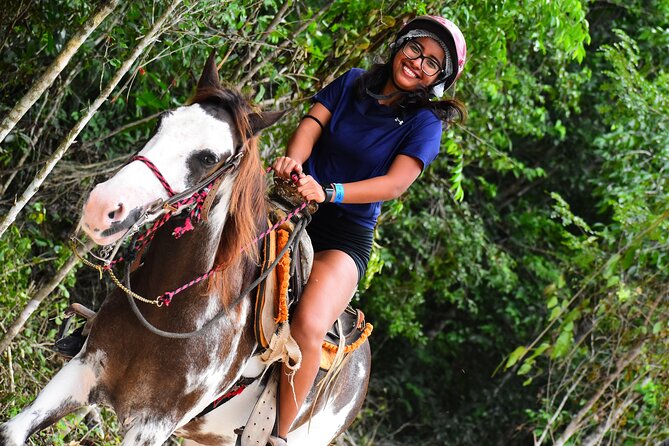 ATV (shared), Horse Back Riding, Ziplines, & Cenote from Cancún - Four Riviera Maya activities in one compact outing