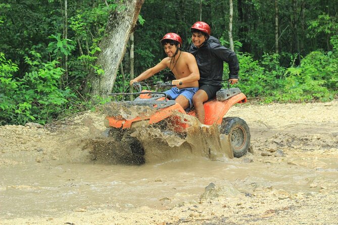 ATV Tour from Cancun and Puerto Morelos with Ziplines and Cenote. - From Cancun beaches to the jungle at La Ruta de los Cenotes