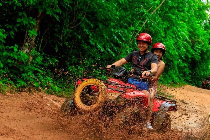 ATV Tour with Cenote swim, Ziplines, Transportation and Lunch Included - Guides, group size, and safety