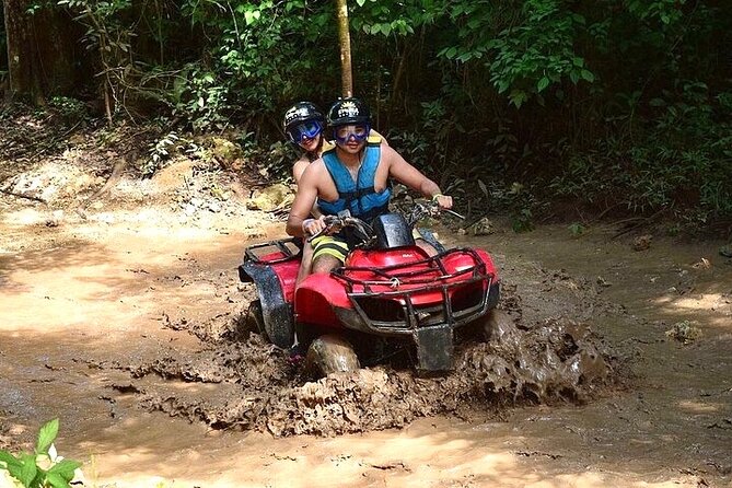 ATV Tour Zipline and Explore 2 Hidden Cenotes - A Five-Hour Combination of Speed and Clear Water