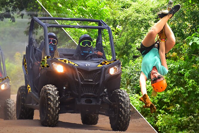 ATV, Ziplines & Cenote with Transportation - What the four-hour schedule feels like