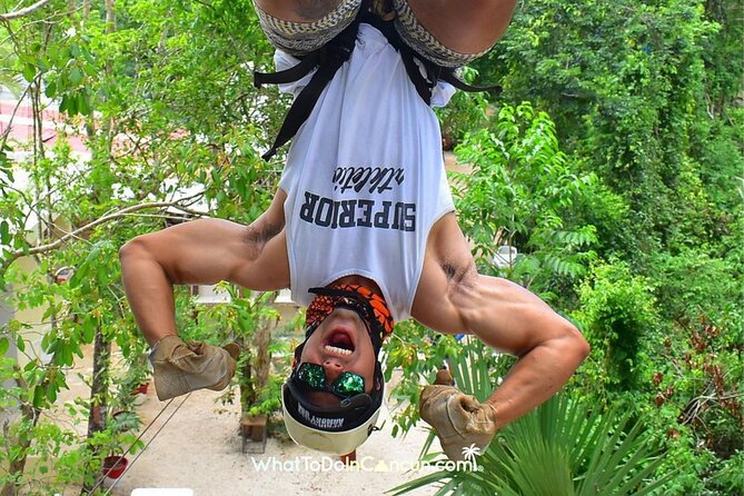 ATV, Ziplining & Cenote Tour, Transportation & Tequila Tasting - Cenote Verde Lucero and the splashdown finish