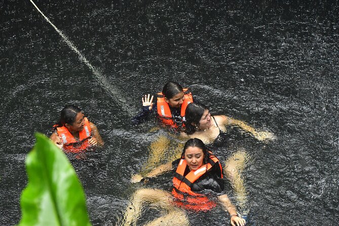 Atvs, Ziplines and Cenote from Cancun or Riviera Maya snack and water included - Ziplining through the jungle course