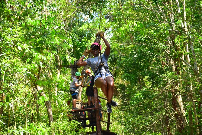 Awesome ATV experience in the jungle with cenote swim and ziplines included - From Cancun hotels to La Ruta de los Cenotes