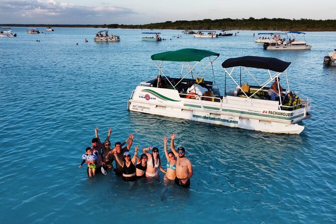 Bacalar 7 Colors Lagoon Full Day Adventure from Cancun - Balneario Marmol and the Seven Colors Lagoon