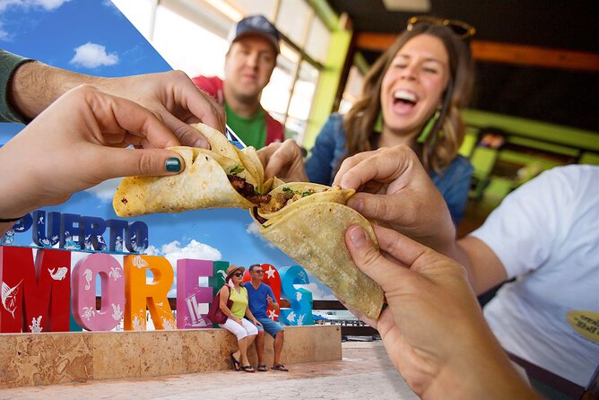 Beachside Tacos & Town Tour with Tequila Tasting From Cancun - Taco stops with room for different appetites