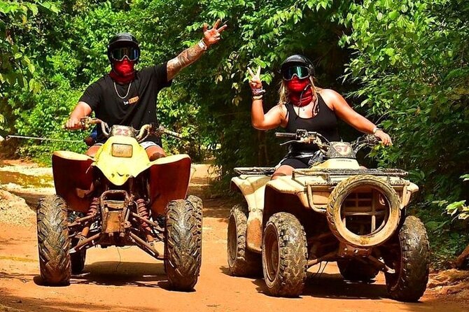 Best Adrenaline Rush in Cancun: ATV, Zip Lines, Cenote, Lunch! - Three ziplines, suspension bridges, and a canopy view