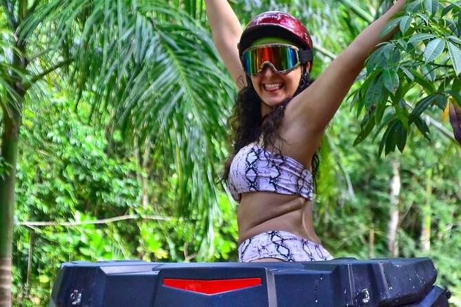 Cancun Adrenaline Rush; ATV, Zipline and Cenote discovery - Ziplines and hanging bridges above the forest