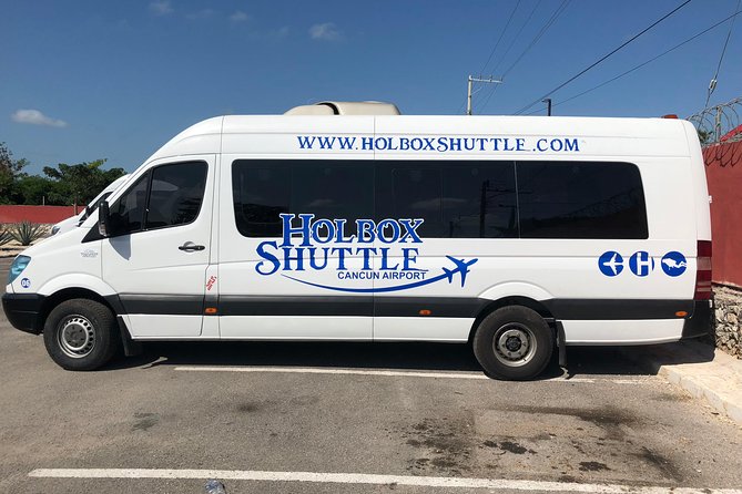 Cancun Airport Shared Shuttle to Holbox Chiquila Port - A shared van, not a private transfer