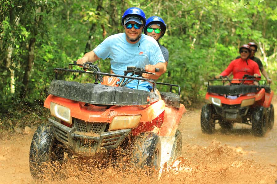 Cancún: ATV, Zipline, and Cenote Adventure with Lunch - Cooling Off in the Artificial Cenote