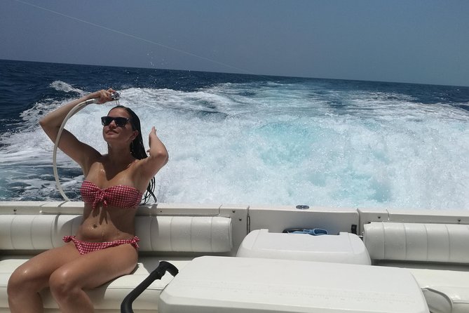 Cancun Boat Tour to Isla Mujeres on Luxury Yacht with Chef -SR55C - Snorkeling, Swimming, and Optional Water Toys