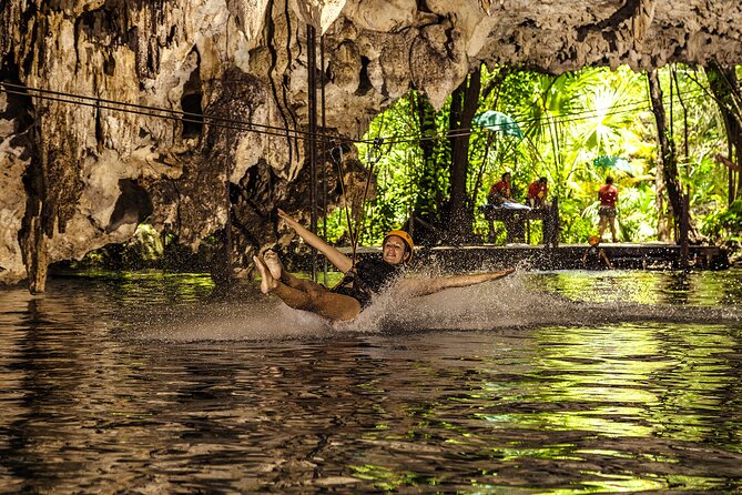 Cancun Cenote Tour: Snorkeling, Rappelling and Ziplining - Rappelling 40 Feet Into Yaxmuul