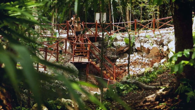 Cancún: Cenotes Adventure with Tequila Tasting & Mayan Snack - Mayan snack and traditional dance