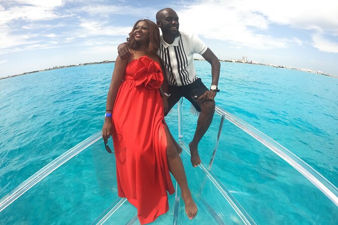 Cancún Clear Boat 90 minutes tour perfect for photos and families - Twenty minutes around Nichupté
