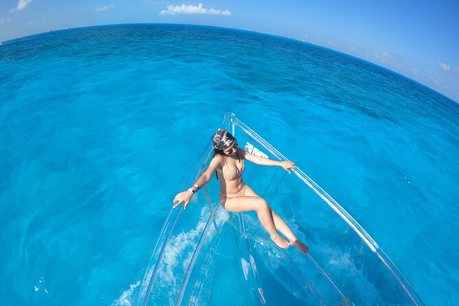 Cancun Clear Boat Tour Explore Nichupte and the Cancun Sea - Timing, meeting point, and group size