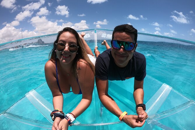 Cancun Clear Boat Tour Explore Nichupte and the Cancun Sea - Starting in Nichupte Lagoon for 20 minutes