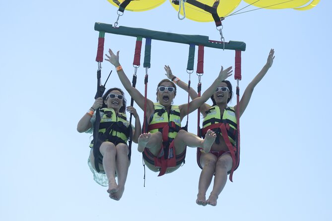 Cancun Combo Adventure: 4-Reef Stop Snorkeling and Parasail Ride - A half-day built around sea and sky