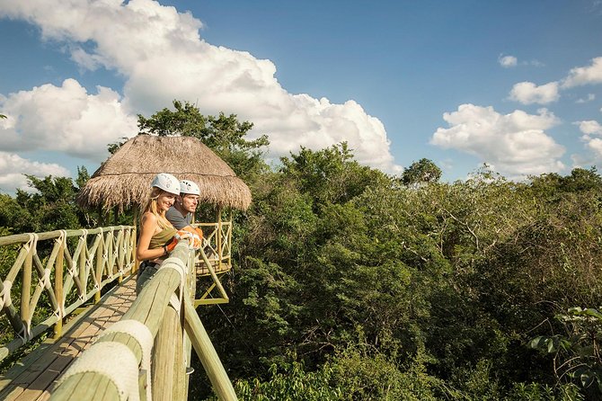 Cancun Combo Tour: Zipline and Off-Road Buggy Adventure - Ten ziplines and a water finish