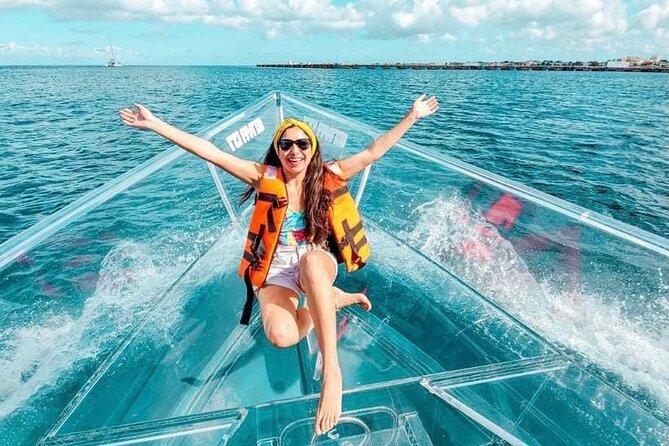 Cancun Glass Boat Sightseeing Cruise - The rough-water problem