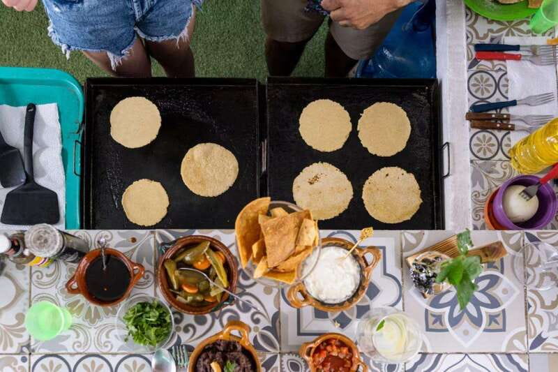 Cancun: Handmade Traditional Mexican Tortilla Making Class - The welcome shot and first taste of Mexico