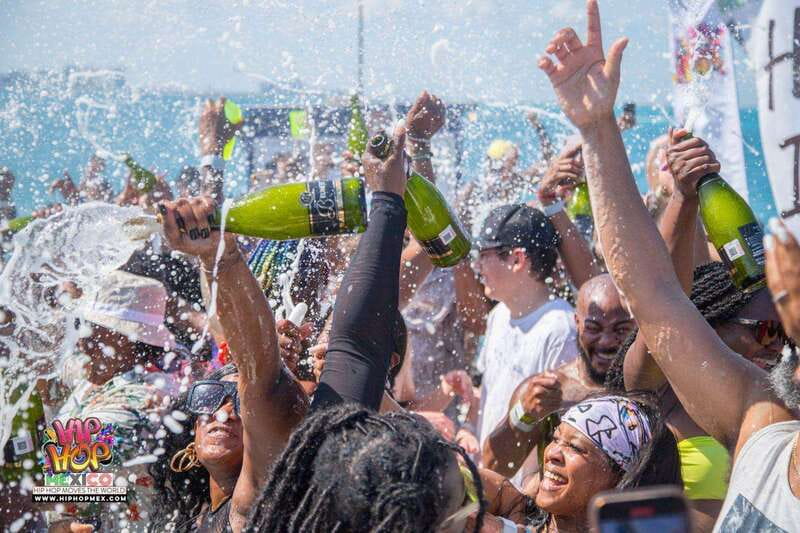Cancun: Hip Hop Sessions Party Boat Cruise - The swimming and snorkeling stop