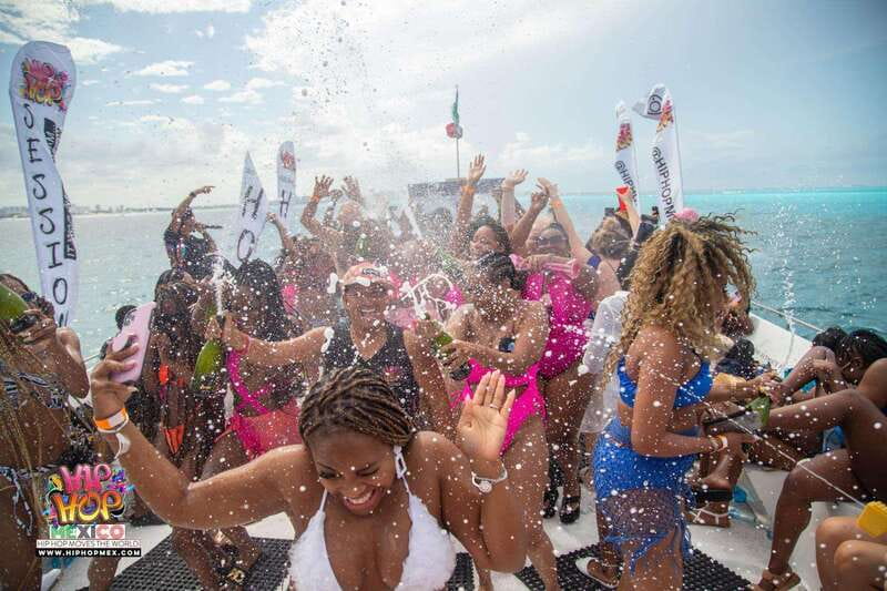 Cancun: Hip Hop Sessions Party Boat Cruise - From the pier to the open water