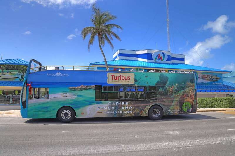 Cancún: Hop-on Hop-off Bus Tour with Submarine Trip - Riding the Hotel Zone Circuit
